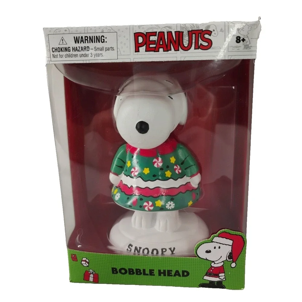 Peanuts SNOOPY Bobblehead Ugly Sweater Christmas Holiday 2024 NEW